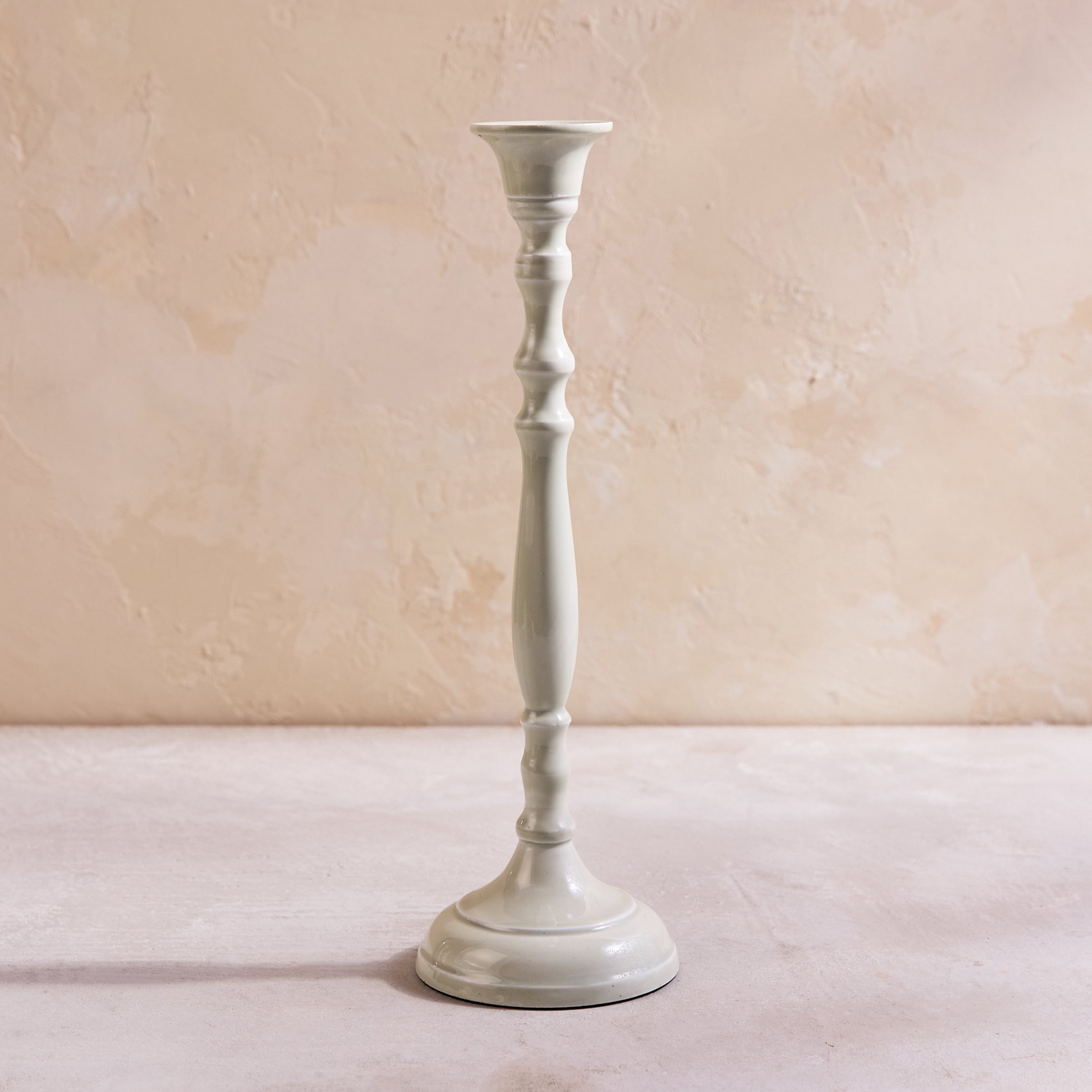 Nera Light Green Candle Holder, Large